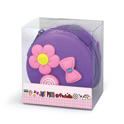 Espositore 12 pochette in silicone Lebez Joy Pins 3 soggetti assortiti 81850